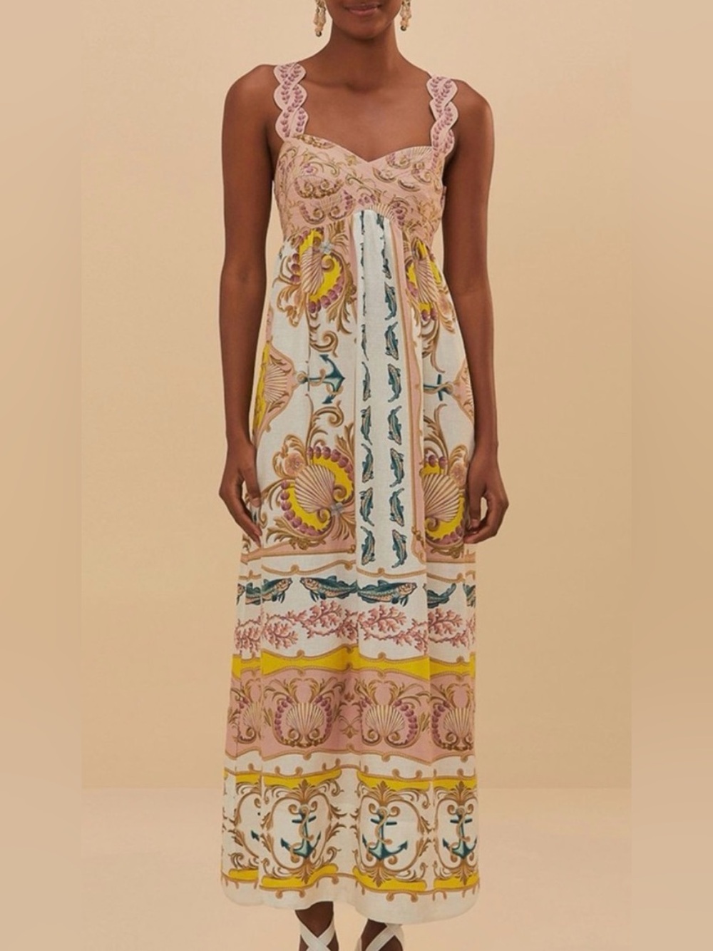 NWT Farm Rio Martime maxi dress size xs